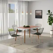 MESA DE JANTAR 1,30 M X 80 CM BRUNCH - FREIJÓ/FREIJÓ - Foto 5