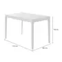 MESA DE JANTAR 1,14 M X 68 CM TWO - BRANCO - Foto 5