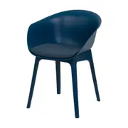 CADEIRA DE JANTAR COM BRAÇOS TALIA - GALAXY BLUE/GALAXY BLUE - Foto 1