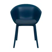 CADEIRA DE JANTAR COM BRAÇOS TALIA - GALAXY BLUE/GALAXY BLUE - Foto 2