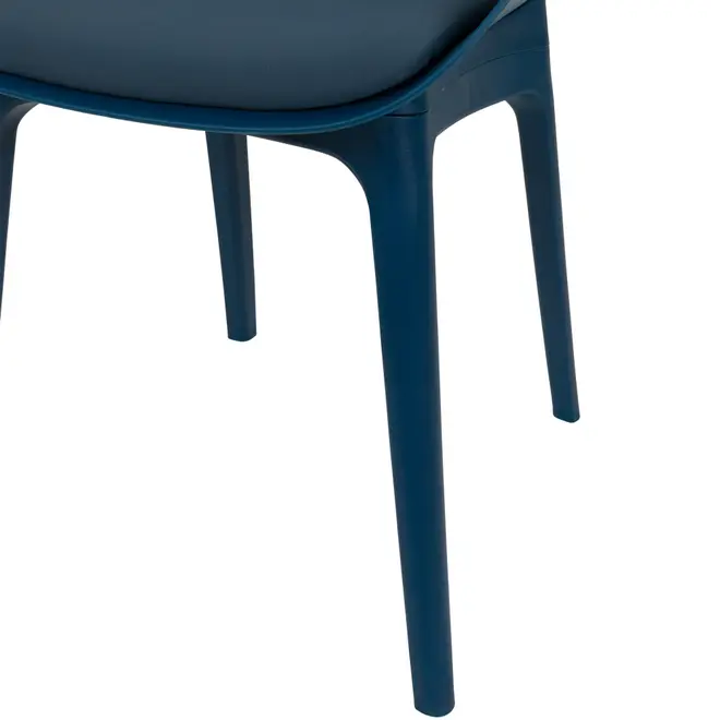 CADEIRA DE JANTAR COM BRAÇOS TALIA - GALAXY BLUE/GALAXY BLUE - Foto 5