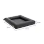 CAMA PARA PET 60 CM X 50 CM ZAHDA - PRETO - Foto 6