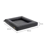 CAMA PARA PET 60 CM X 50 CM ZAHDA - PRETO - Foto 6