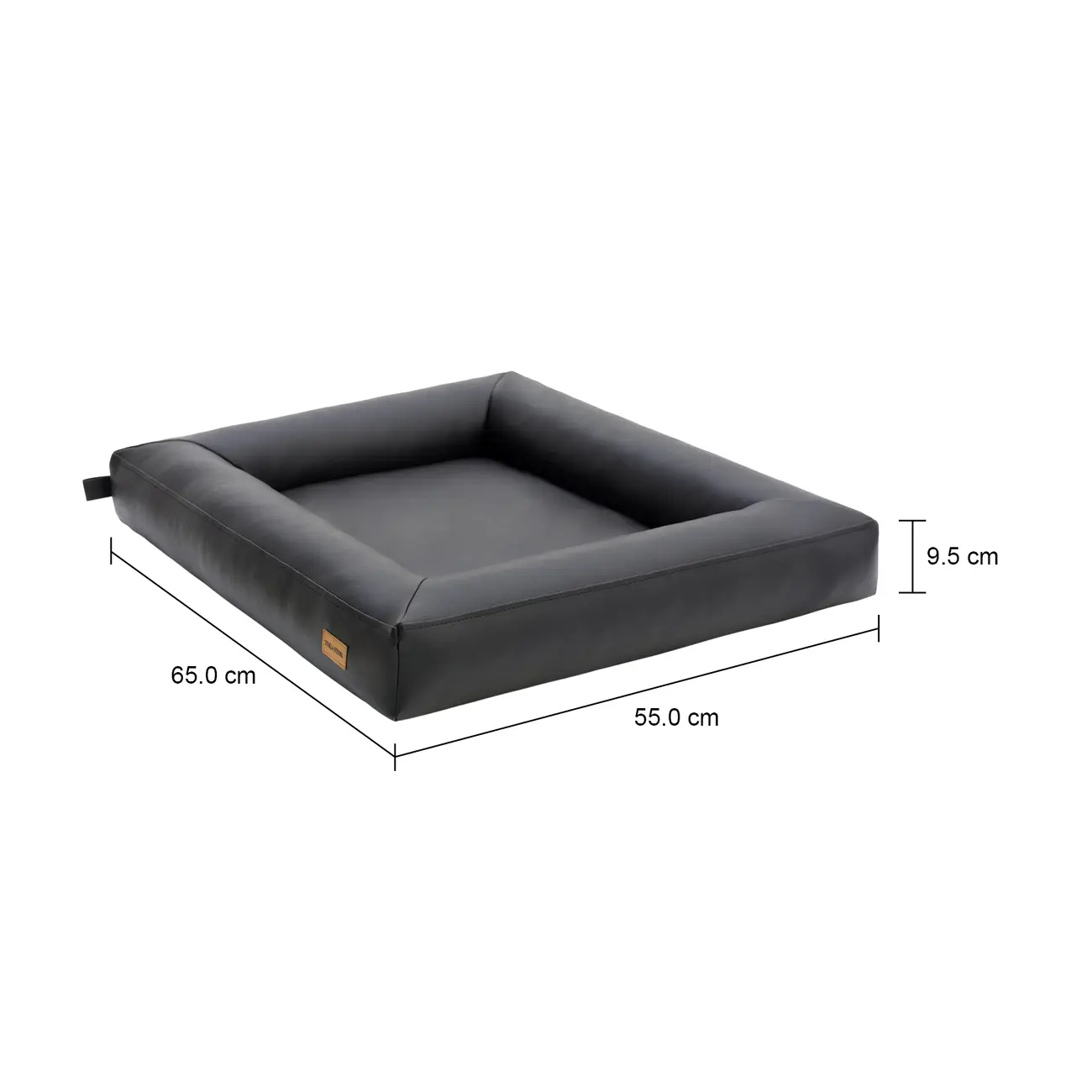 CAMA PARA PET 60 CM X 50 CM ZAHDA - PRETO - Foto 6