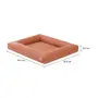 CAMA PARA PET 60 CM X 50 CM ZAHDA - TERRACOTA - Foto 6