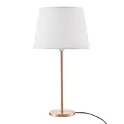 LUMINÁRIA MESA LUMI-ROUND C/CUP P - COBRE/BRANCO - Foto 1