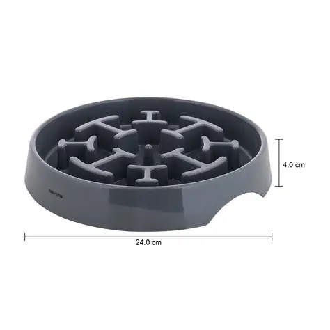 Imagem com medidas do produto ACESSÓRIO PARA ALIMENTAÇÃO PET BOOMER MAZE