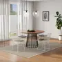 MESA DE JANTAR REDONDA 1,20 M JAYS - PRETO/NOZES - Foto 5