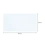 KIT COM 3 PRATELEIRAS PARA ESTANTE 4 MM X 60 CM X 30 CM THE GRID - INCOLOR - Foto 4