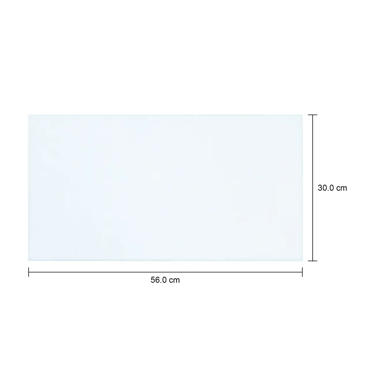 KIT COM 3 PRATELEIRAS PARA ESTANTE 4 MM X 60 CM X 30 CM THE GRID - INCOLOR - Foto 4