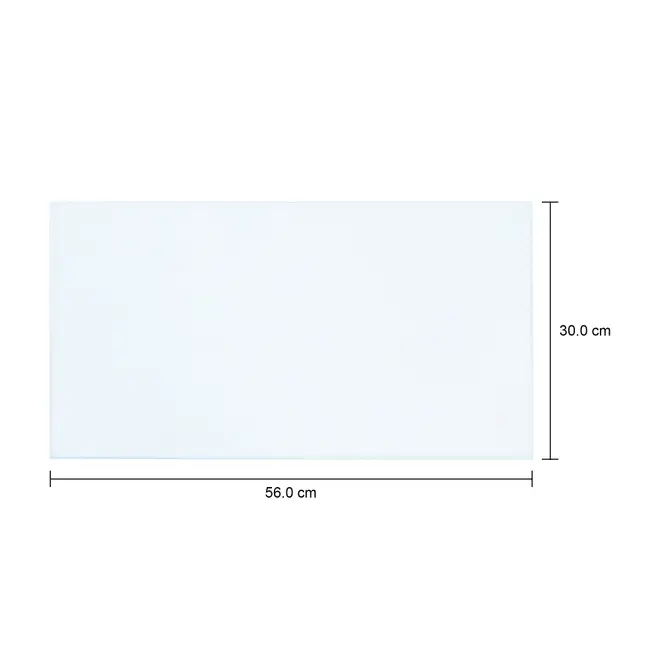 KIT COM 3 PRATELEIRAS PARA ESTANTE 4 MM X 60 CM X 30 CM THE GRID - INCOLOR - Foto 4