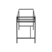BASE DE MESA COM PRATELEIRA 1,20 M X 50 CM THE GRID - PRETO - Foto 3