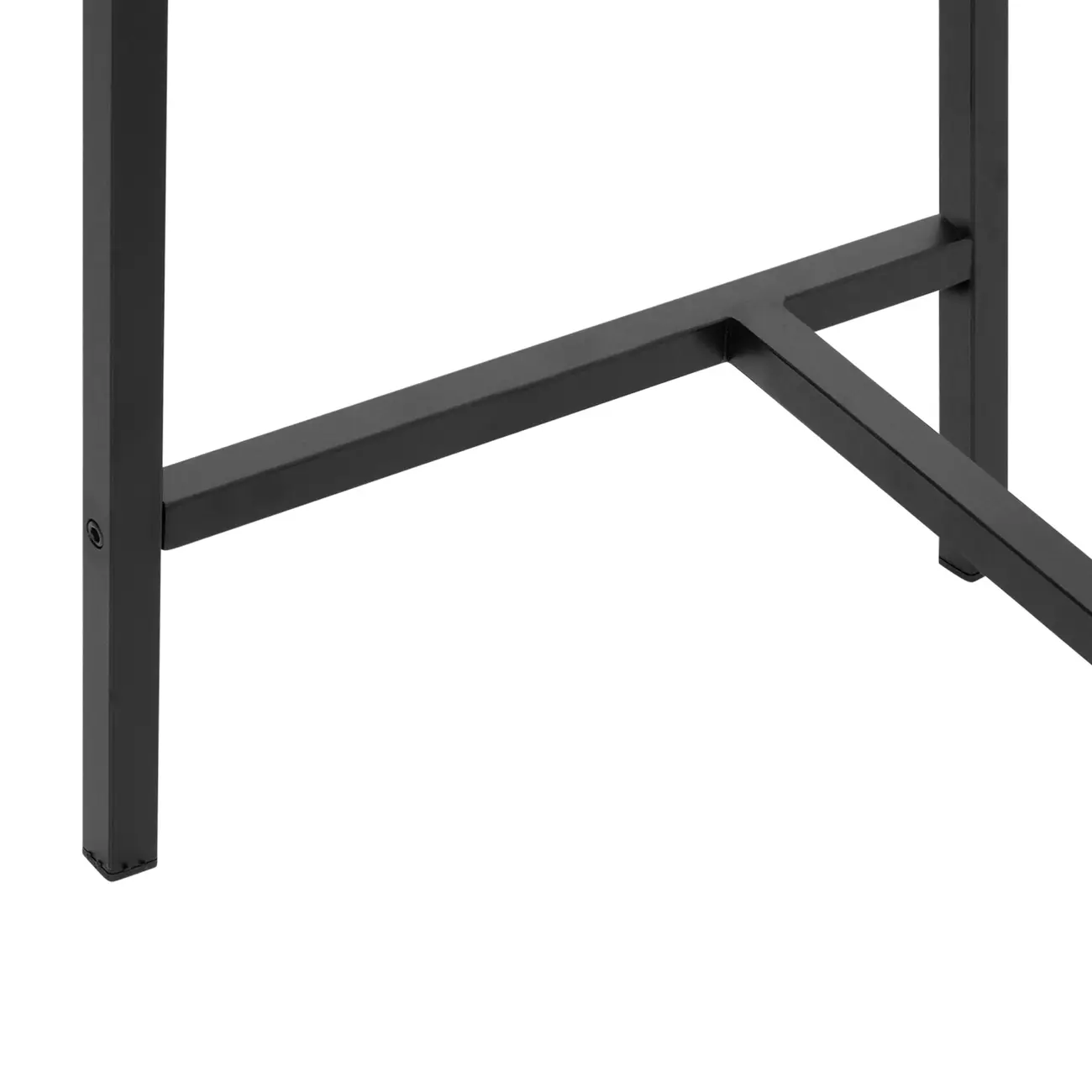 BASE DE MESA COM PRATELEIRA 1,20 M X 50 CM THE GRID - PRETO - Foto 6