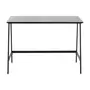 MESA 1,05 M X 55 CM WORKSPACE - PRETO/PRETO - Foto 1
