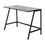 MESA 1,05 M X 55 CM WORKSPACE - PRETO/PRETO - Foto 2