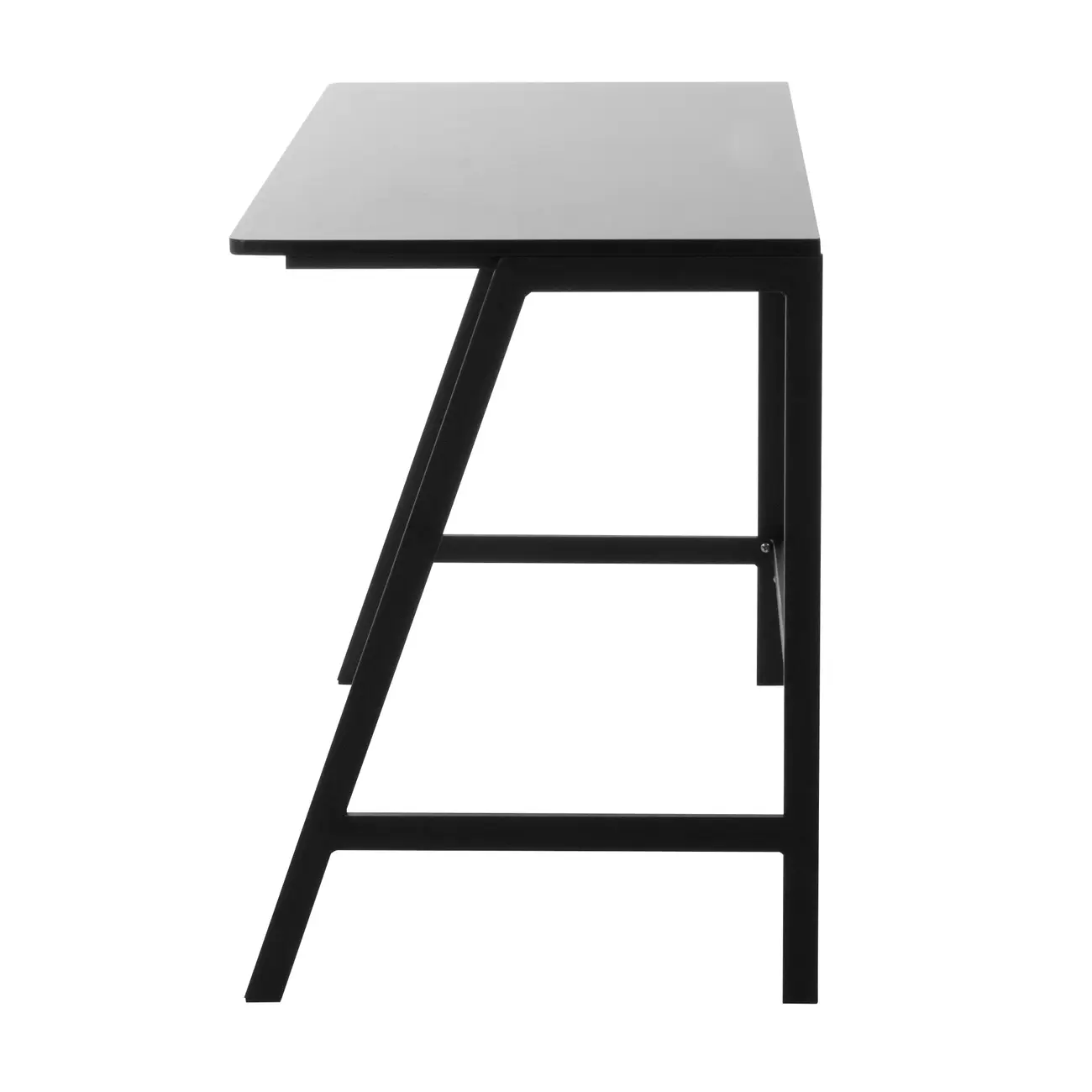MESA 1,05 M X 55 CM WORKSPACE - PRETO/PRETO - Foto 3
