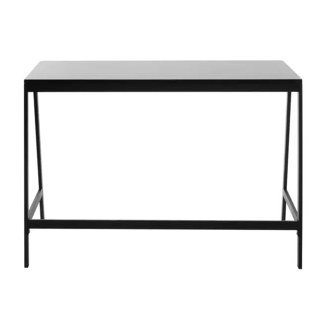 MESA 1,05 M X 55 CM WORKSPACE - PRETO/PRETO - Foto 4