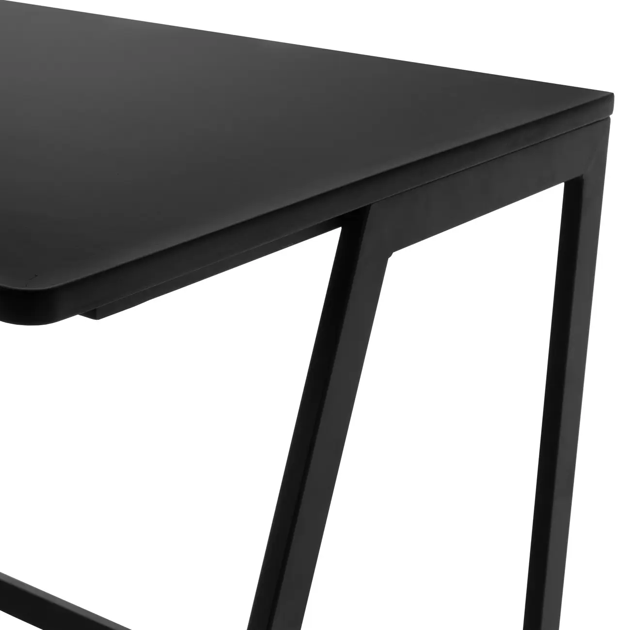 MESA 1,05 M X 55 CM WORKSPACE - PRETO/PRETO - Foto 6