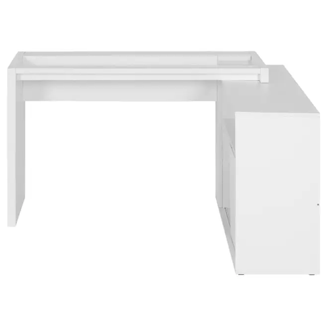 BASE DE MESA COM BALCÃO 1 PORTA 1,40 M X 1,30 M VETRO - BRANCO - Foto 2