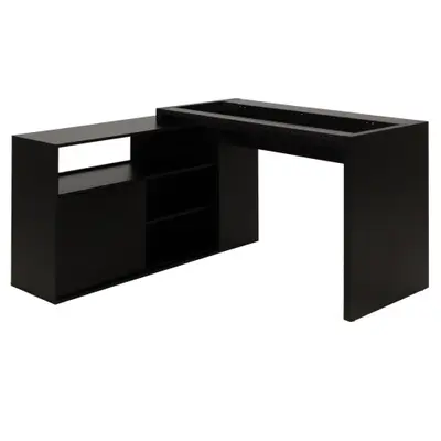 BASE DE MESA COM BALCÃO 1 PORTA 1,40 M X 1,30 M VETRO