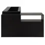 BASE DE MESA COM BALCÃO 1 PORTA 1,40 M X 1,30 M VETRO - PRETO - Foto 4