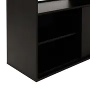 BASE DE MESA COM BALCÃO 1 PORTA 1,40 M X 1,30 M VETRO - PRETO - Foto 5