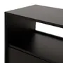 BASE DE MESA COM BALCÃO 1 PORTA 1,40 M X 1,30 M VETRO - PRETO - Foto 7
