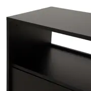BASE DE MESA COM BALCÃO 1 PORTA 1,40 M X 1,30 M VETRO - PRETO - Foto 7