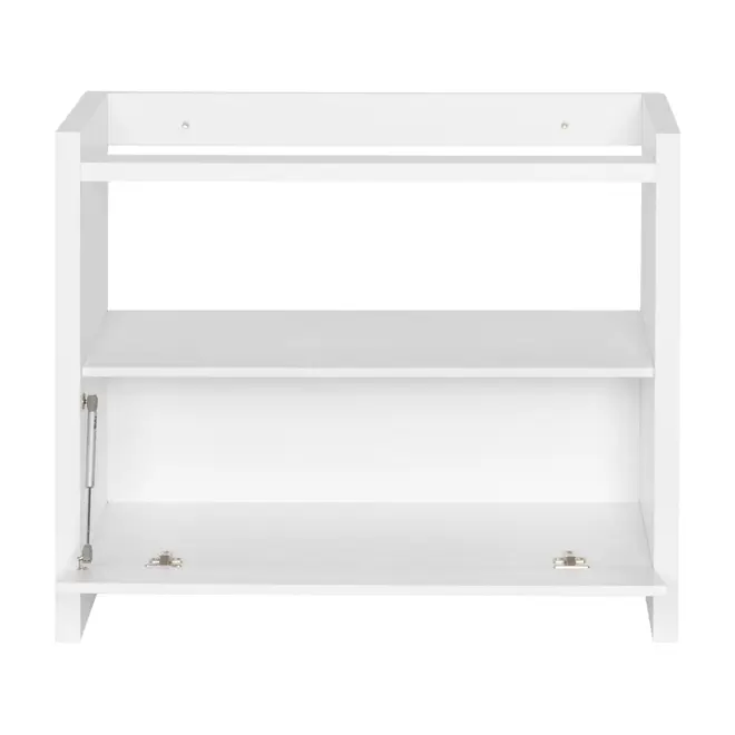 BASE DE ESTANTE 1 PORTA 97 CM X 84 CM VETRO - BRANCO - Foto 3
