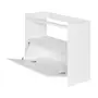 BASE DE ESTANTE 1 PORTA 97 CM X 84 CM VETRO - BRANCO - Foto 4