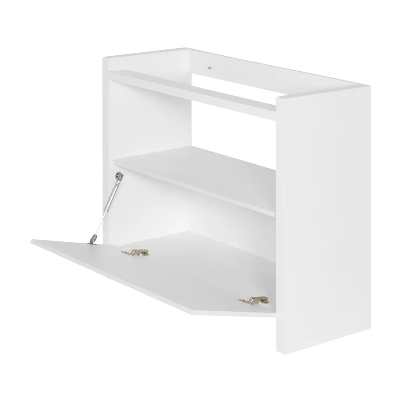 BASE DE ESTANTE 1 PORTA 97 CM X 84 CM VETRO - BRANCO - Foto 4