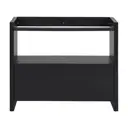 PRETO - BASE DE ESTANTE 1 PORTA 97 CM X 84 CM VETRO