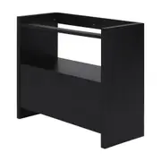 BASE DE ESTANTE 1 PORTA 97 CM X 84 CM VETRO - PRETO - Foto 2
