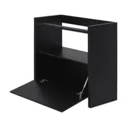 BASE DE ESTANTE 1 PORTA 97 CM X 84 CM VETRO - PRETO - Foto 3