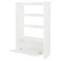 BASE DE ESTANTE 1 PORTA 97 CM X 1,55 M VETRO - BRANCO - Foto 2