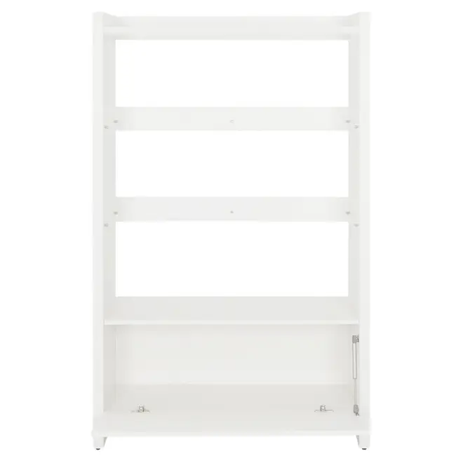 BASE DE ESTANTE 1 PORTA 97 CM X 1,55 M VETRO - BRANCO - Foto 5