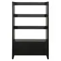 PRETO - BASE DE ESTANTE 1 PORTA 97 CM X 1,55 M VETRO