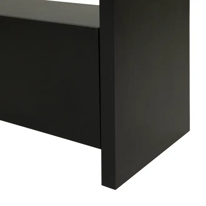 BASE DE ESTANTE 1 PORTA 97 CM X 1,55 M VETRO - PRETO - Foto 8