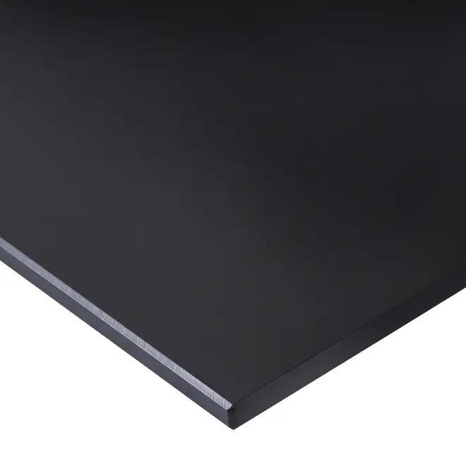 KIT COM 3 PRATELEIRAS PARA ESTANTE VIDRO 6 MM X 90 CM X 37 CM VETRO - PRETO - Foto 2