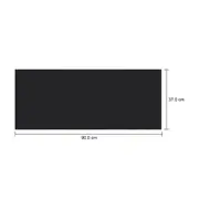 KIT COM 3 PRATELEIRAS PARA ESTANTE VIDRO 6 MM X 90 CM X 37 CM VETRO - PRETO - Foto 3