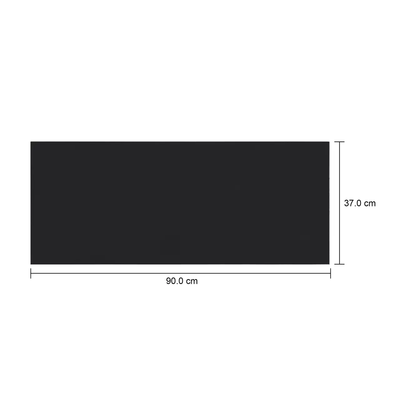 KIT COM 3 PRATELEIRAS PARA ESTANTE VIDRO 6 MM X 90 CM X 37 CM VETRO - PRETO - Foto 3