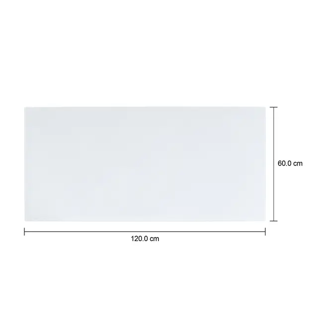 TAMPO DE MESA COM BALCÃO VIDRO 6 MM X 1,20 M X 58 CM VETRO - BRANCO - Foto 3