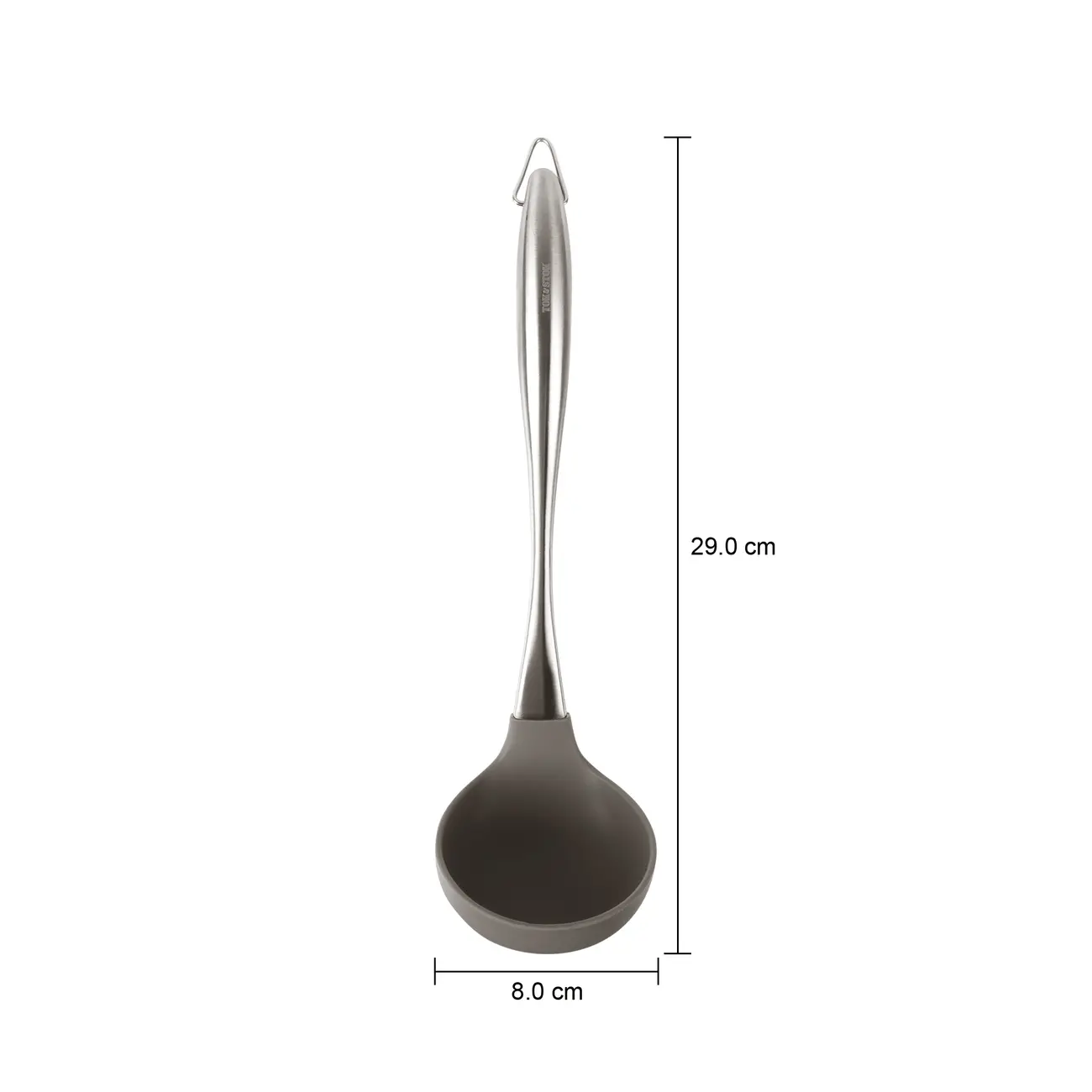CONCHA 29 CM SILIKS - ARGILA/INOX - Foto 6