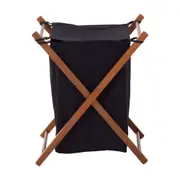 CESTO PARA ROUPA XIS - NOZES/PRETO - Foto 1