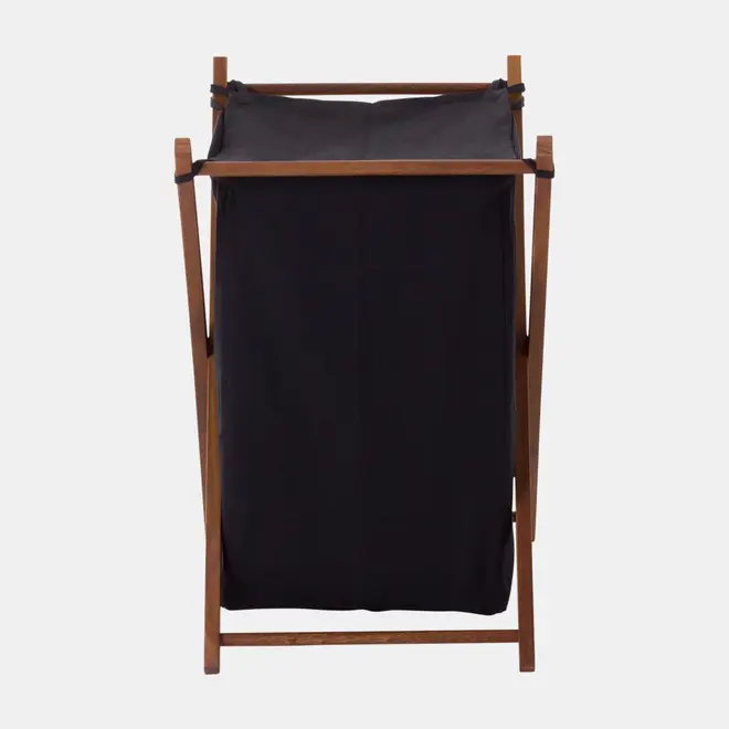 CESTO PARA ROUPA XIS - NOZES/PRETO - Foto 3