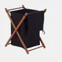 CESTO PARA ROUPA XIS - NOZES/PRETO - Foto 4