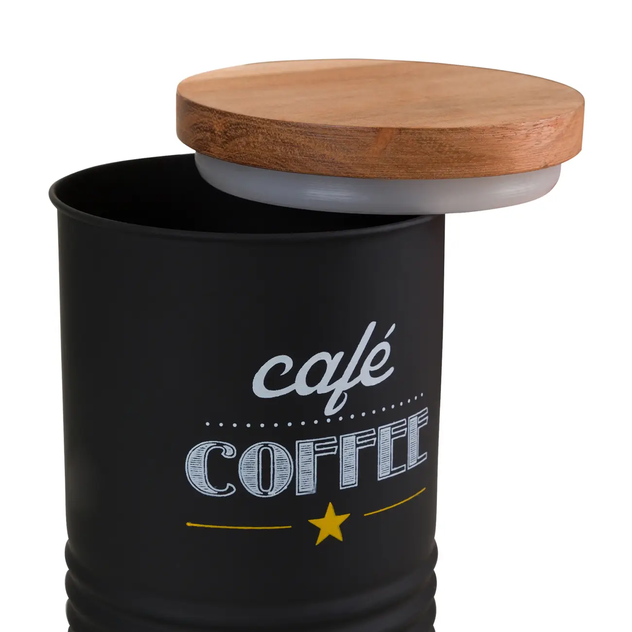 POTE 950 ML TINES COFFEE - PRETO/MANGO - Foto 4