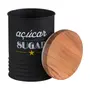 POTE 950 ML TINES SUGAR - PRETO/MANGO - Foto 2