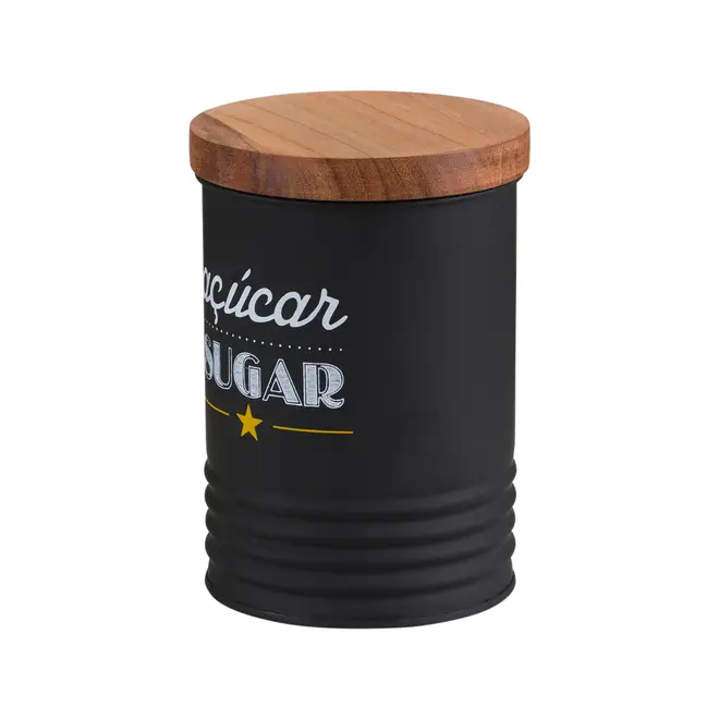 POTE 950 ML TINES SUGAR - PRETO/MANGO - Foto 3
