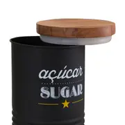 POTE 950 ML TINES SUGAR - PRETO/MANGO - Foto 4